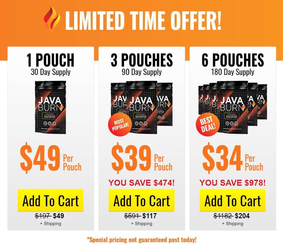 Buy Java Burn special discounts